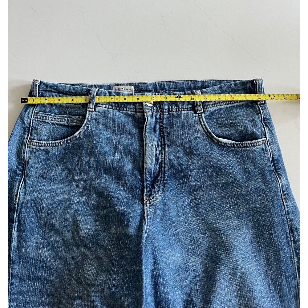 PILCRO By Anthropologie The Mid-Rise Adi Flare Jeans Women's Size 32 Raw Hem - Picture 7 of 7